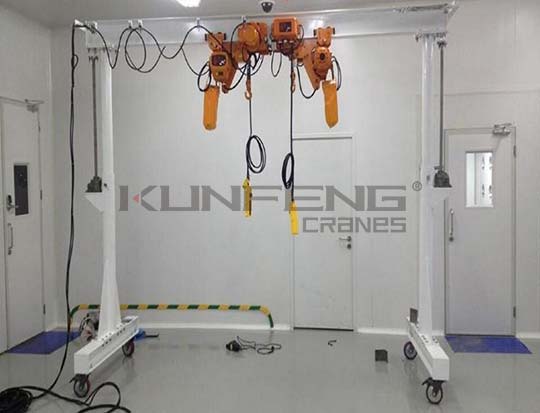 徐州洁净室专用移动型KBKF小型龙门吊订做